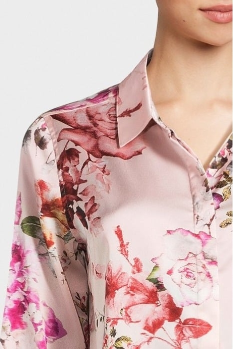 THE ICON BLOUSE PRINT ETHEREAL ROSES PINK 4