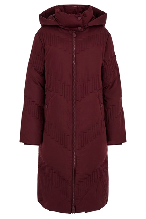 IDA LONG DOWN JACKET MYSTIC WINE 3