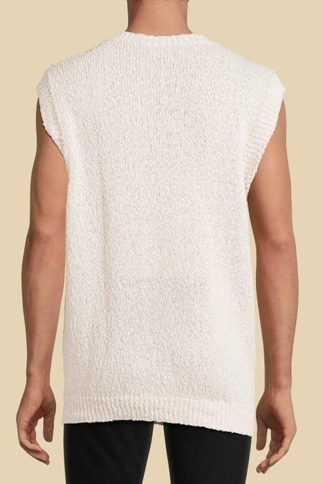 CHUNKY VEST NEUTRAL MILK 2