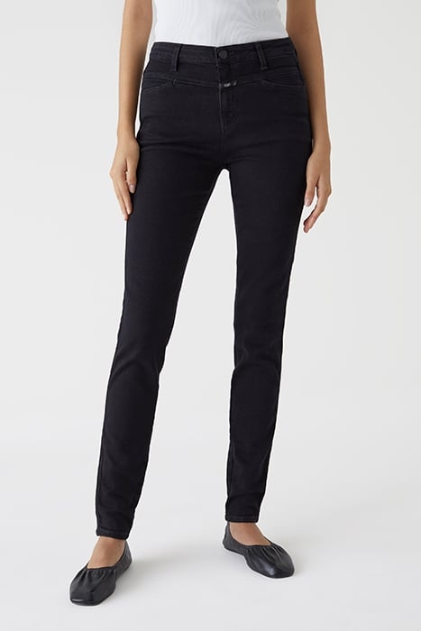 STYLE NAME SKINNY PUSHER LONG JEANS BLACK 1