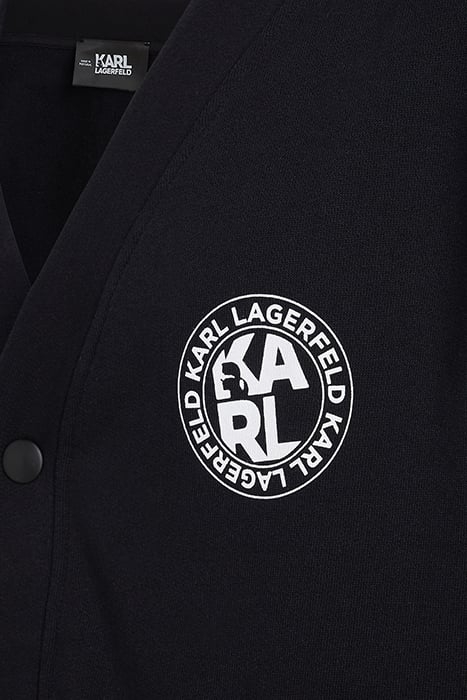 ATHLEISURE SWEAT CARDIGAN BLACK 3