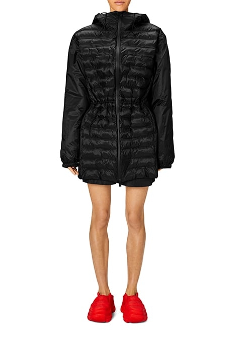 UNISEX KAUNAS LONG STRING JACKET W1T2 BLACK 3