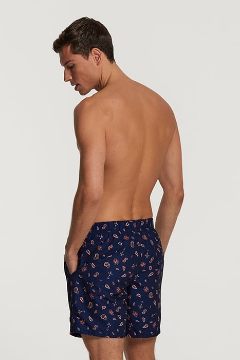MEN SWIMSHORT PAISLEY DARK NAVY 2