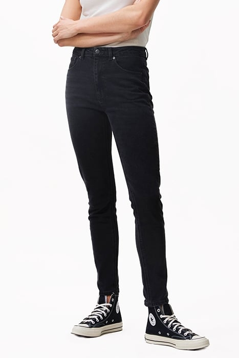 SLIM FIT JEANS WASHED BLACK 1