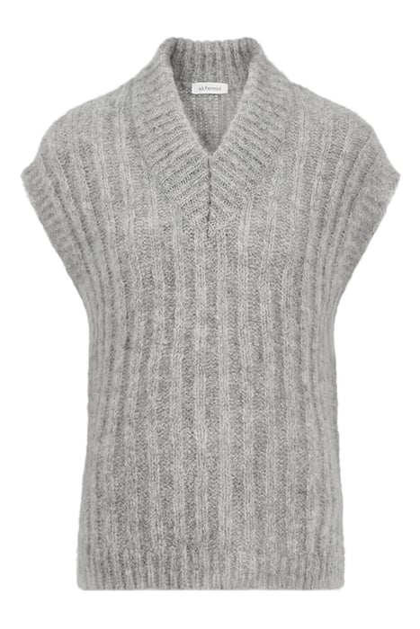 DILL VEST PEBBLE GREY 4