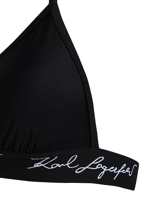 SIGNATURE TRIANGLE SWIM TOP BLACK 3