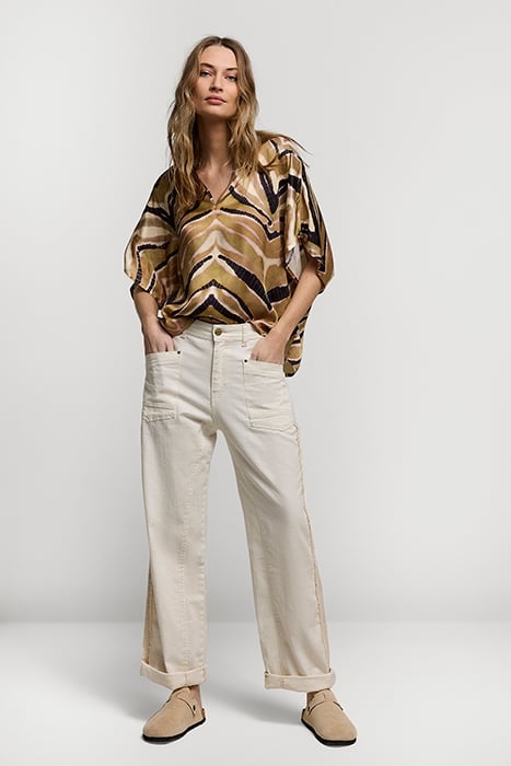 LEATHER CLOG IVORY 2