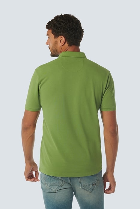 POLO PIQUE GARMENT DYED GREEN 2