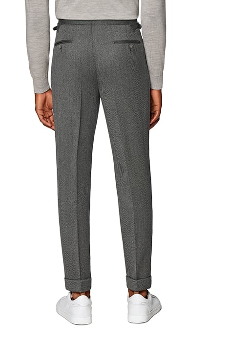 GREY SLIM LEG TAPERED TROUSERS GREY 2