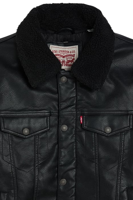 LSERELAXFIT LEATHER & BIKER JACKET BLACK 8