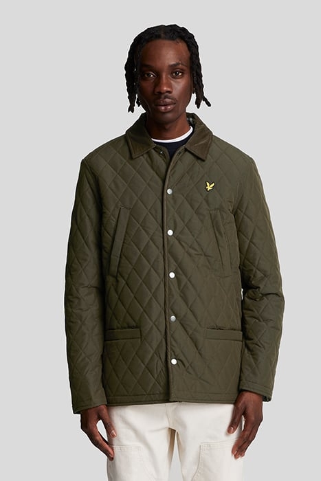 QUILTED JACKET OLIVE 1