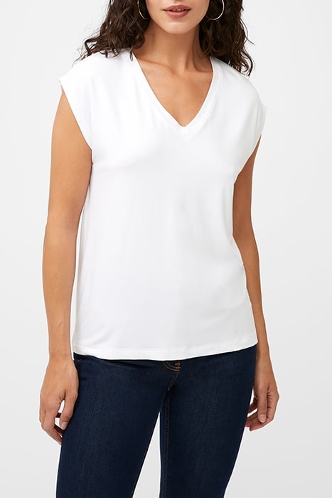 LORNA CORE SFT TCH JRSY VNK TP WHITE 2