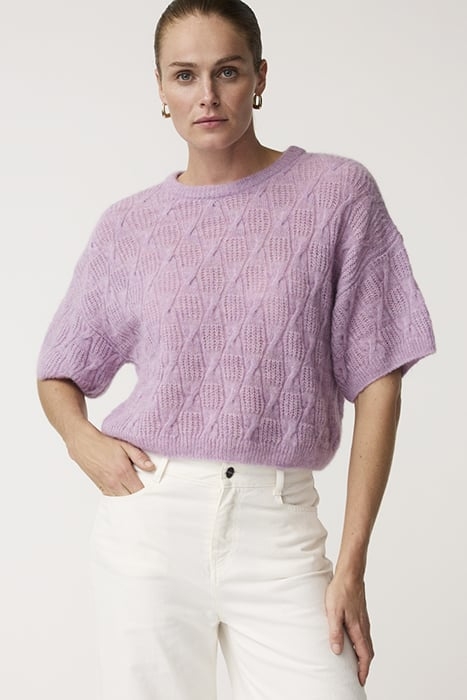 PEPPER SS SWEATER LILAC 1