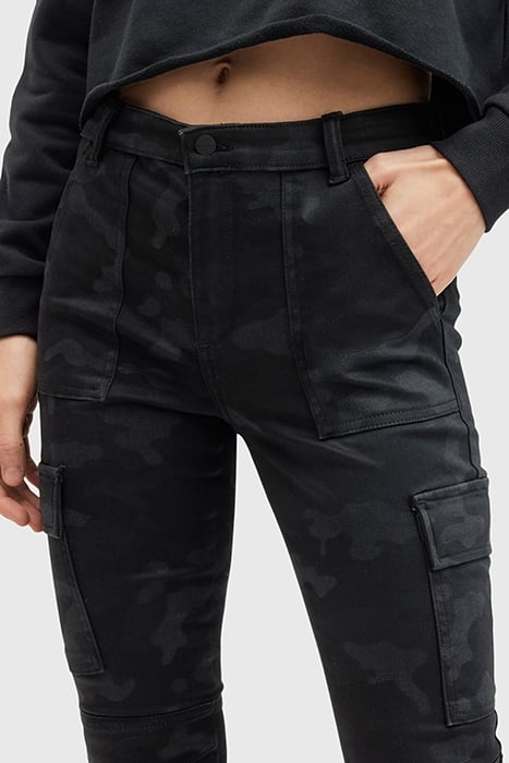 DURAN CAMO CARGO WASHED BLACK 7