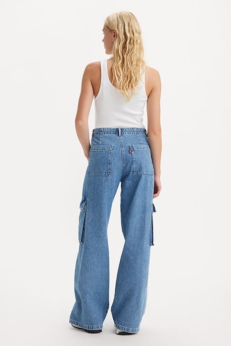 BAGGY STRAIGHT JEANS BLUE 2
