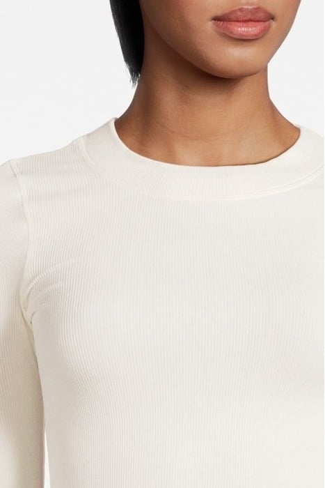 MAIA MICROMODAL SOFT RIB LONGSLEEVE OFF WHITE 4