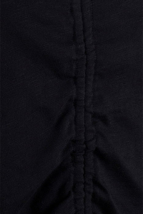 STRAP DETAIL RELAXED FIT TEE BLACK 3