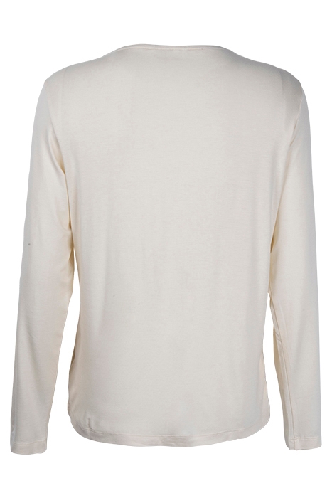 T-SHIRT LONG SLEEVES 21102055 ALMOND WHITE 2