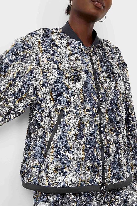 BINALO SEQUIN JACKET WHITE 4