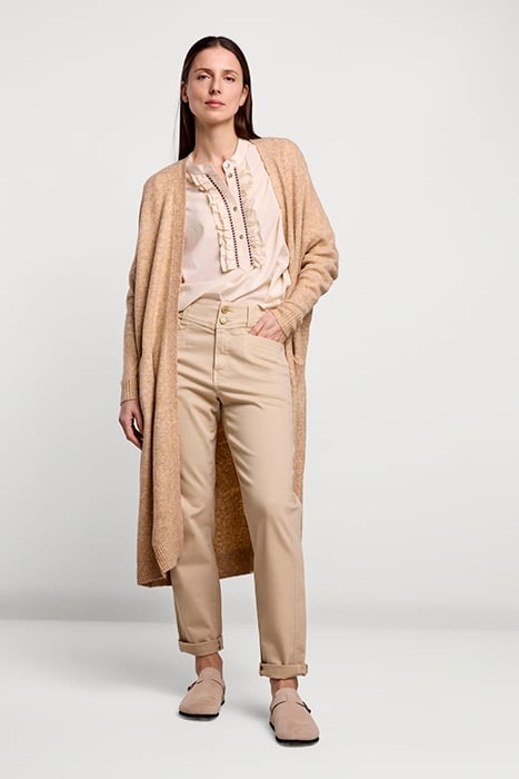 TOP RUFFLES LYOCELL COTTON IVORY 3