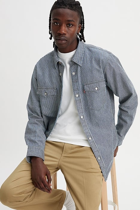 RELAXED JEANS LIGHT JACKET GREY 5