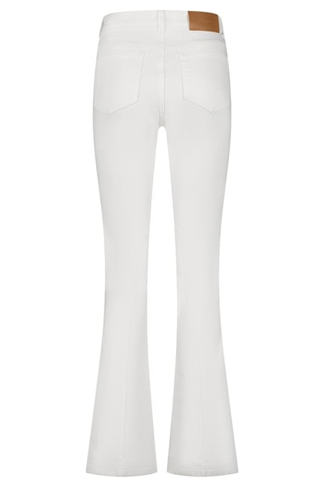 BELLA POCKETS FLARED WHITE JEANS STAR WHITE 3