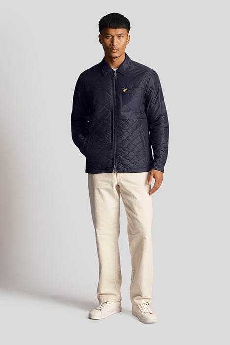 QUILTED OVERSHIRT DARK NAVY 3