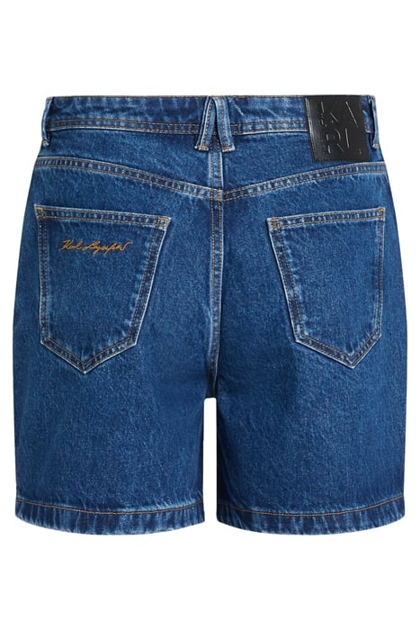 DARK BLUE LOOSE DENIM SHORT DARK BLUE 2