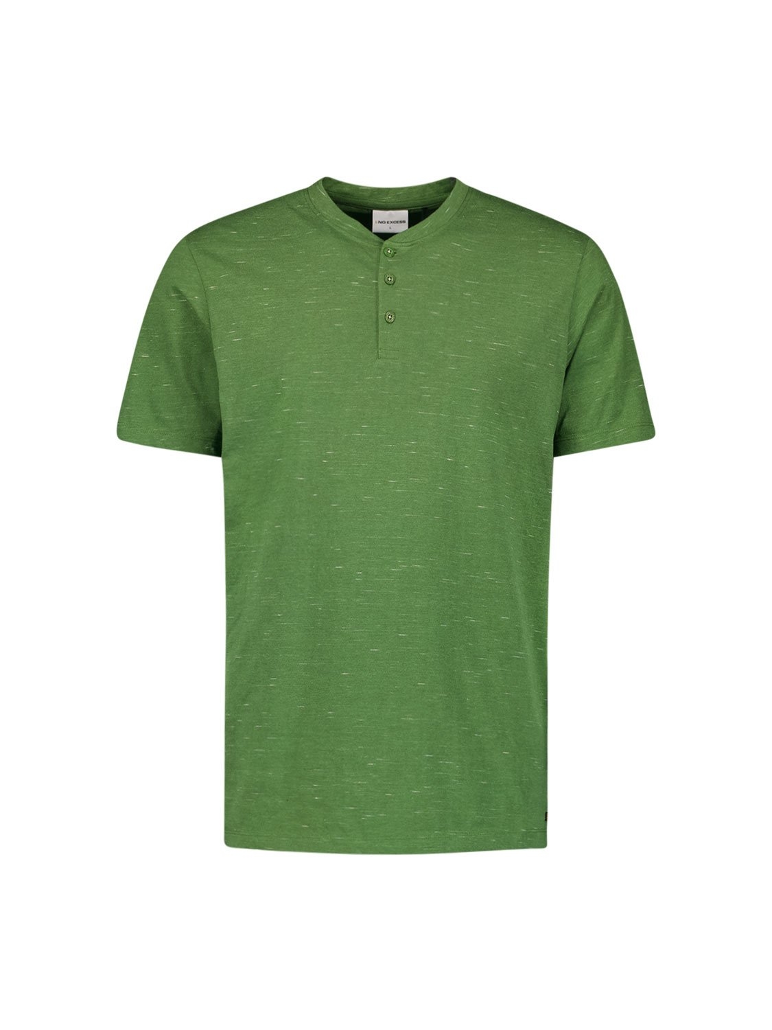 T-SHIRT GRANDDAD MELANGE GREEN 4