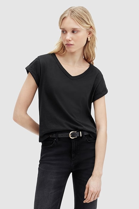 ANNA V TEE BLACK 1