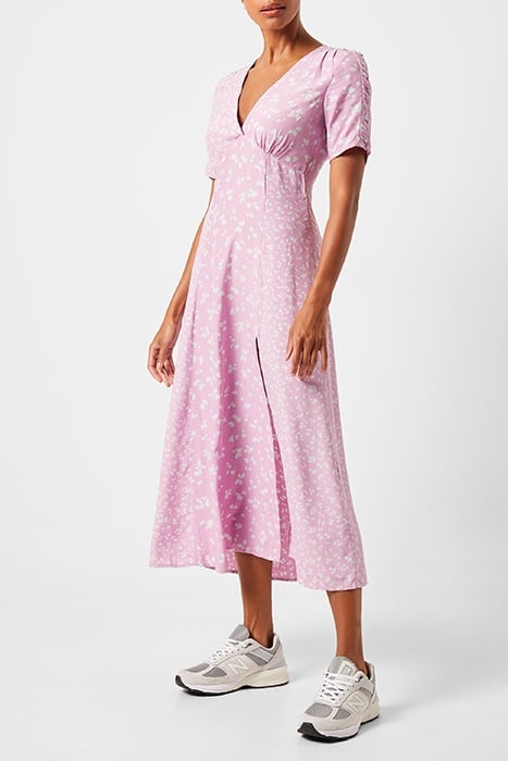 BONITA DRAPE VNCK MAXI DRESS PURPLE 3