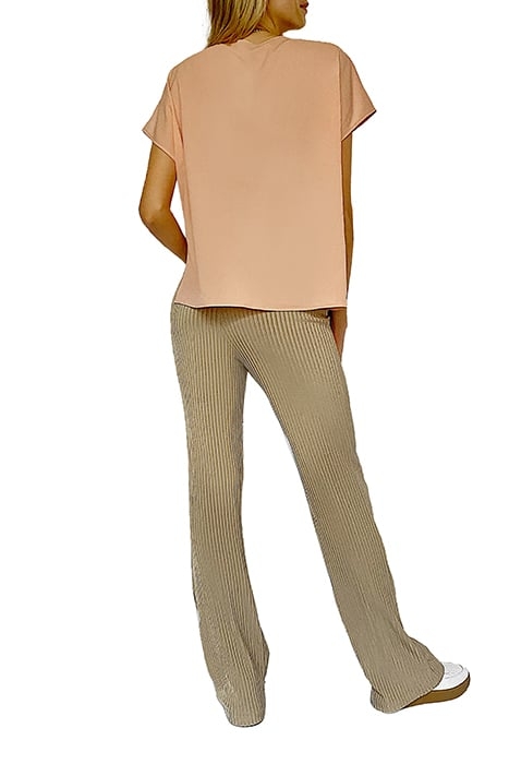 CREPE LIGHT S/S V NK TOP 3