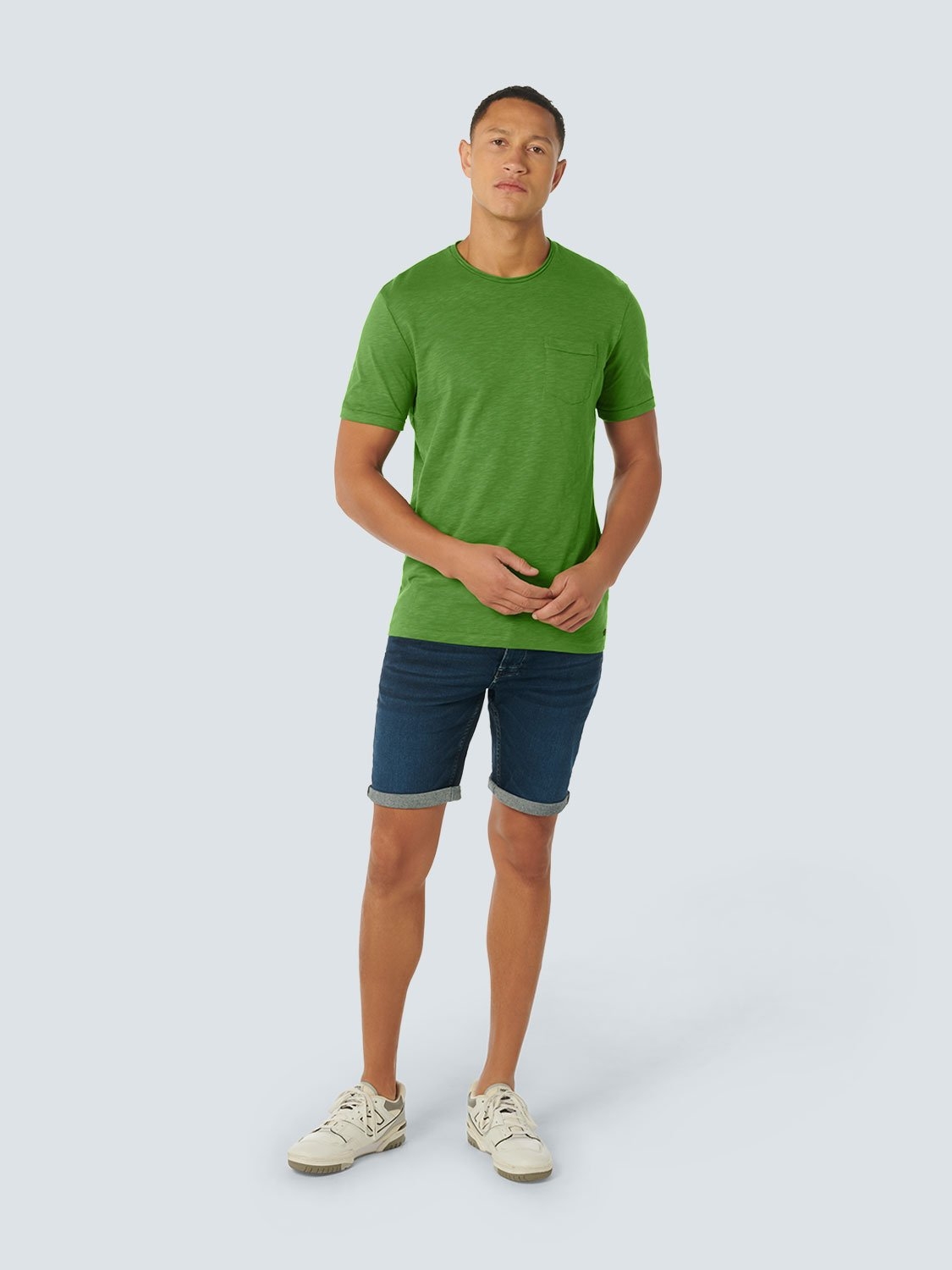 T-SHIRT CREWNECK SLUB GREEN 3