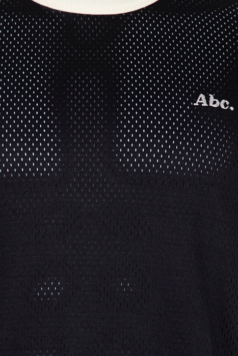 ABC. – MESH S/S RINGER TEE BLACK 3