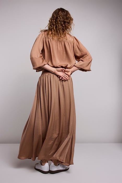 SKIRT DRAPEY SATIN DESERT 2