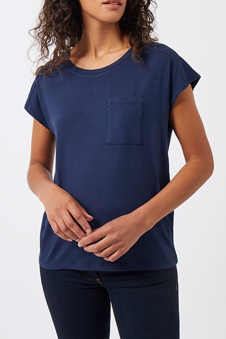 LORNA CORE SFT TCH JRSY RNK TP BLUE 1