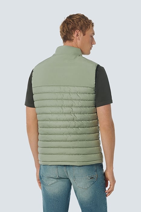 BODYWARMER PADDED LIGHT ARMY 2