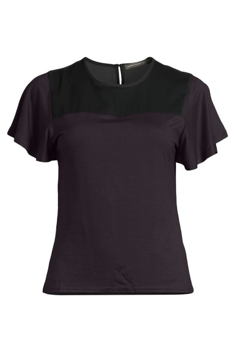 PANEL ANGEL SLEEVE TOP BLACK 3