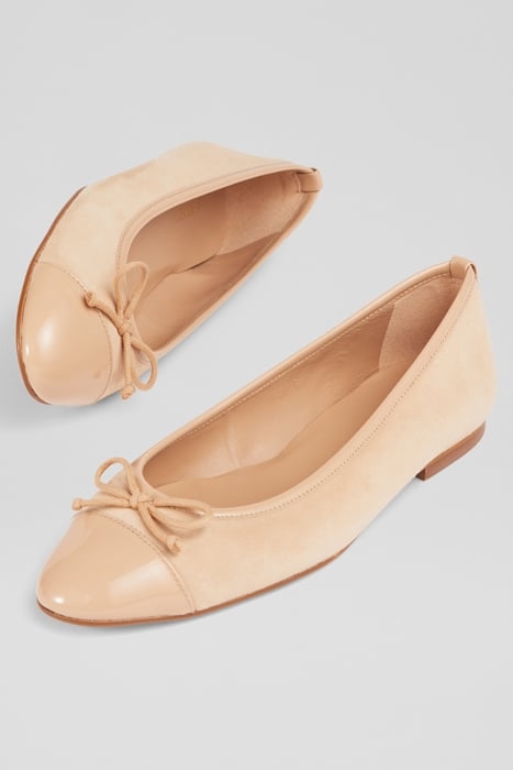 KARA BALLERINA SHOES ALMOND 3