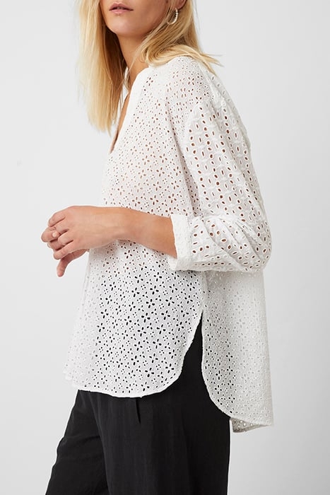 SUMMER BROIDERIE LS POPOVRSHRT WHITE 3