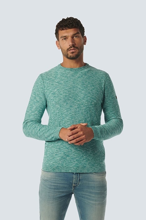 PULLOVER CREWNECK 2 COLOURED MELANGE PACIFIC 1
