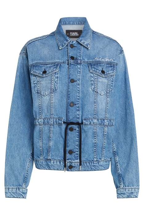DENIM JACKETS WITH CORDS BLUE 1