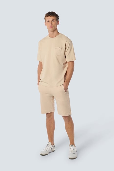 SHORT JERSEY SOLID JACQUARD SLUB CEMENT 3