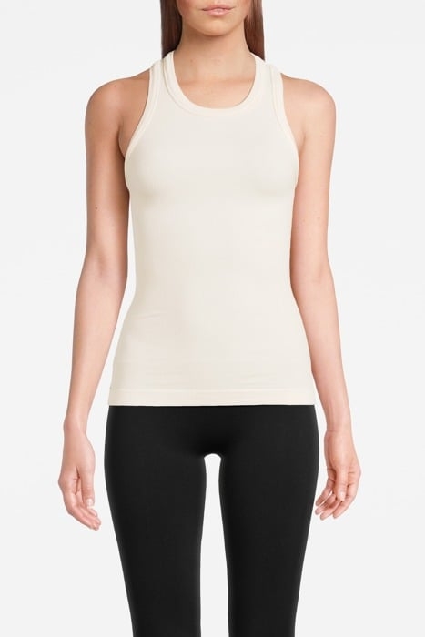 MAIA MICROMODAL SOFT RIB TANK OFF WHITE 1