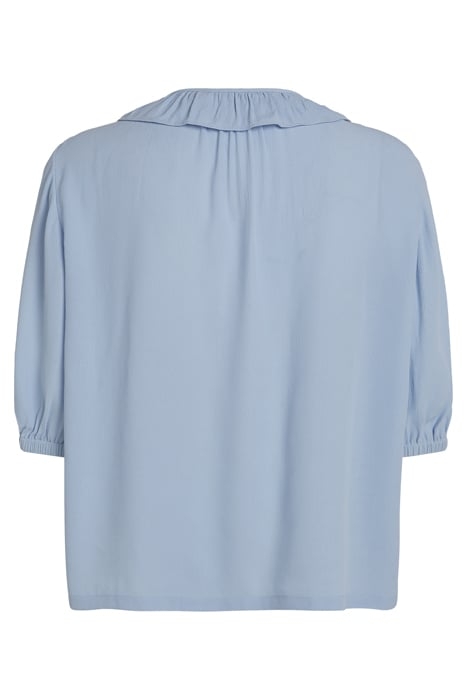 FLUID BUTTON BLOUSE LIGHT BLUE 2