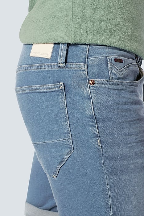 SHORT DENIM STRETCH BLEACH DENIM 6