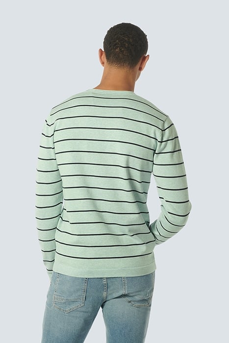 PULLOVER CREWNECK STRIPE MINT 2