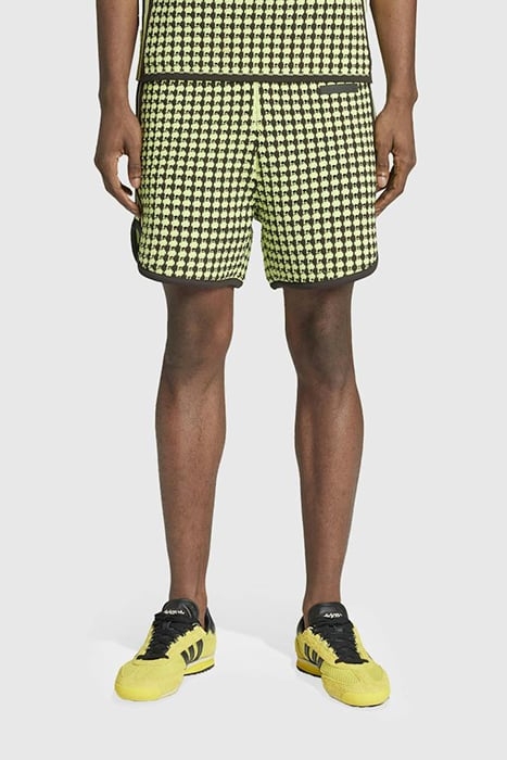 ADIDAS X WALES BONNER – KNIT SHORTS SEMI FROZEN YELLOW/NIGHT 1