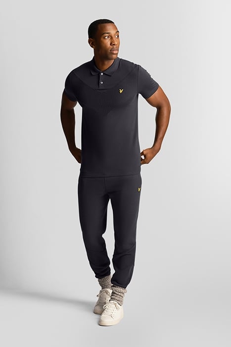 CHEVRON POLO SHIRT BLACK ICE 3