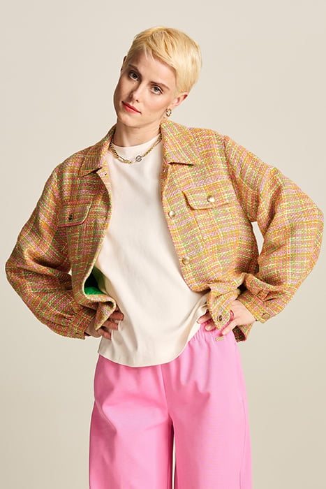 JACKET - TWEED SUNSET MULTI COLOUR 4